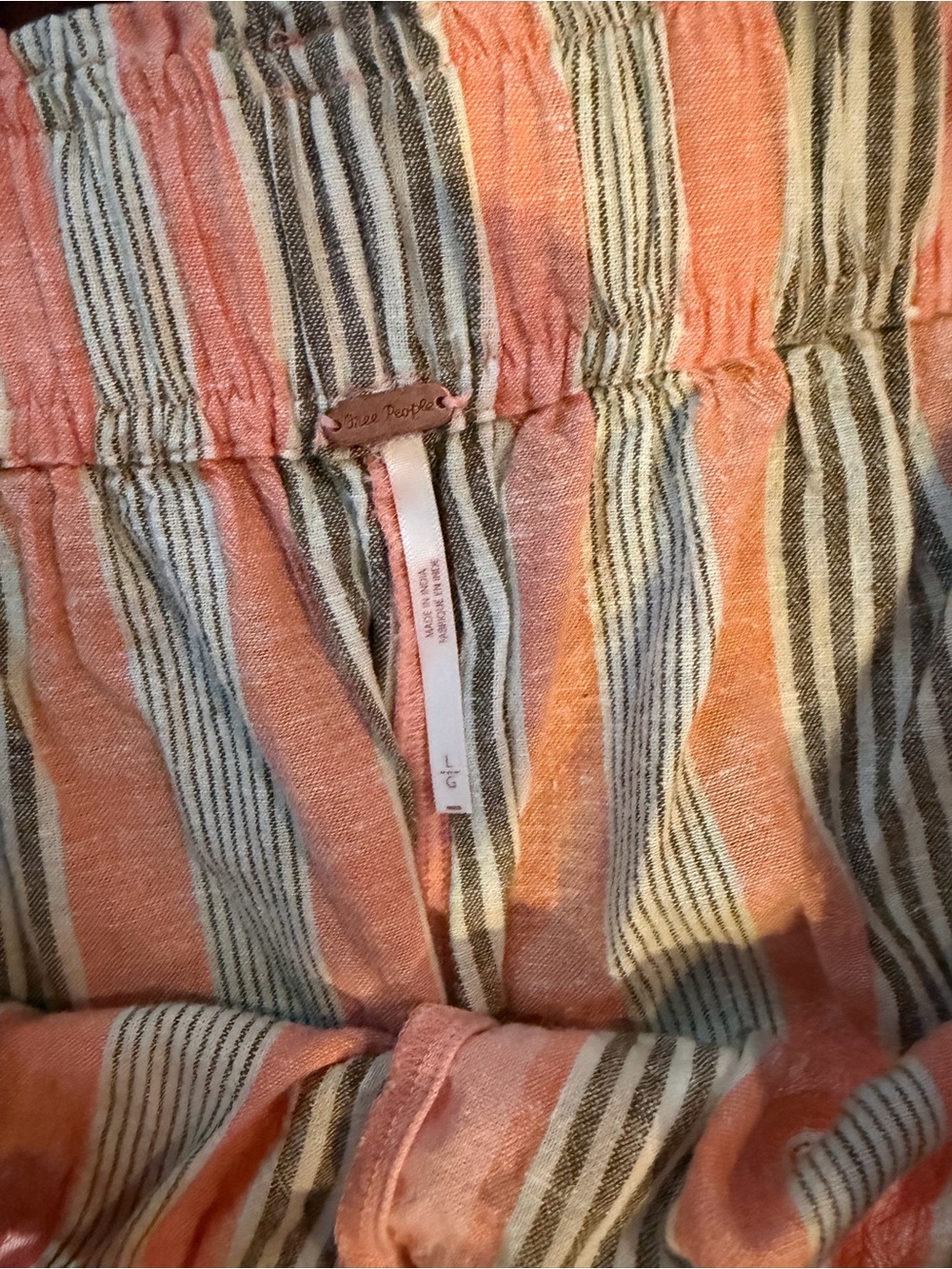 Free People Strapless Top and Loose Pull-on Elastic Set - Picture 3 of 3